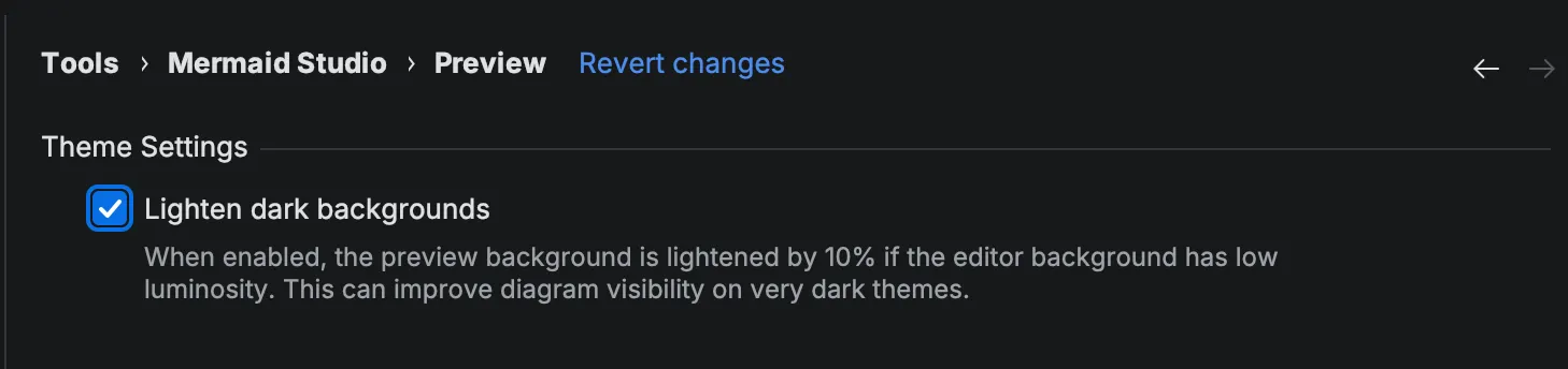 Lighten dark backgrounds option